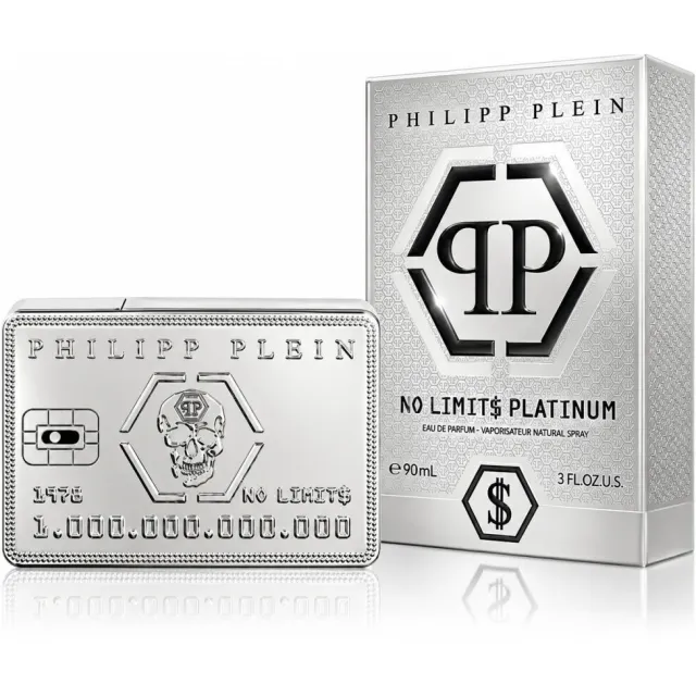 Philipp Plein Eau de Parfum Philipp Plein Sport No Limit$ Platinum Eau de Parfum 90 ml Zilver