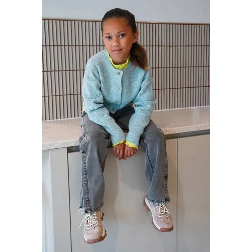 Like Flo getailleerde longsleeve limegroen, foto 4
