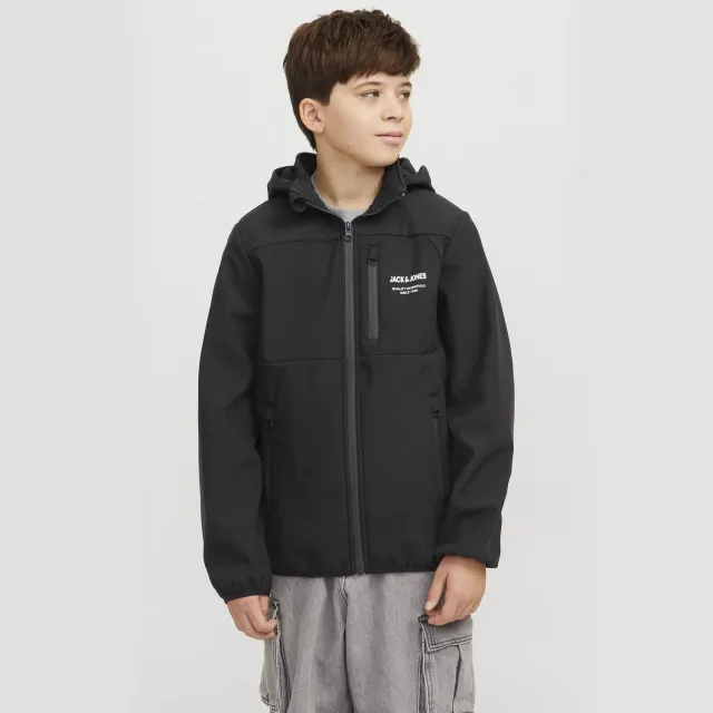 Jack & Jones JUNIOR softshell jas zwart