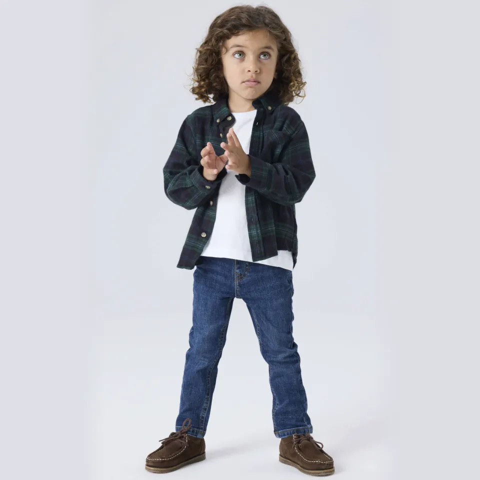 NAME IT MINI NMMSILAS slim fit jeans - donkerblauw