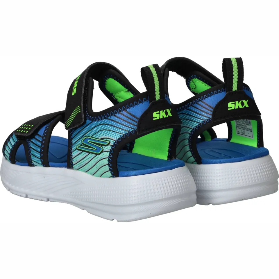Skechers Microspeck-Splash sandalen blauw, foto 4