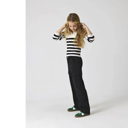 Only straight fit cargobroek KOGYARROW-VOX zwart