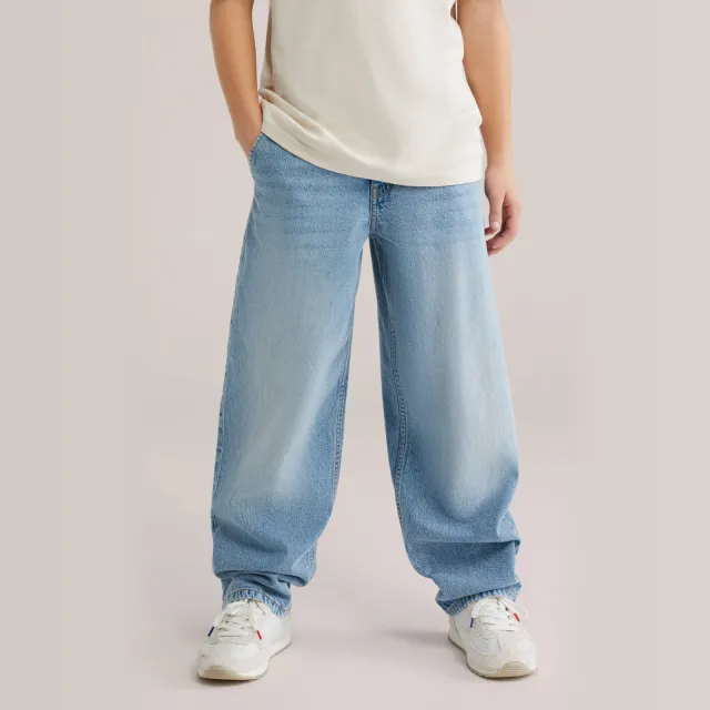 WE Fashion Blue Ridge baggy jeans medium blue denim, foto 6