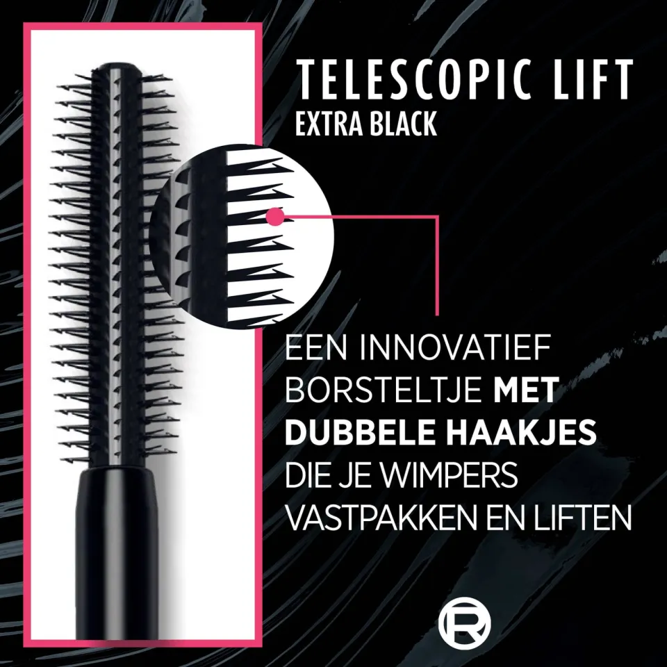 L'oréal Telescopic Lift mascara extra zwart, foto 3