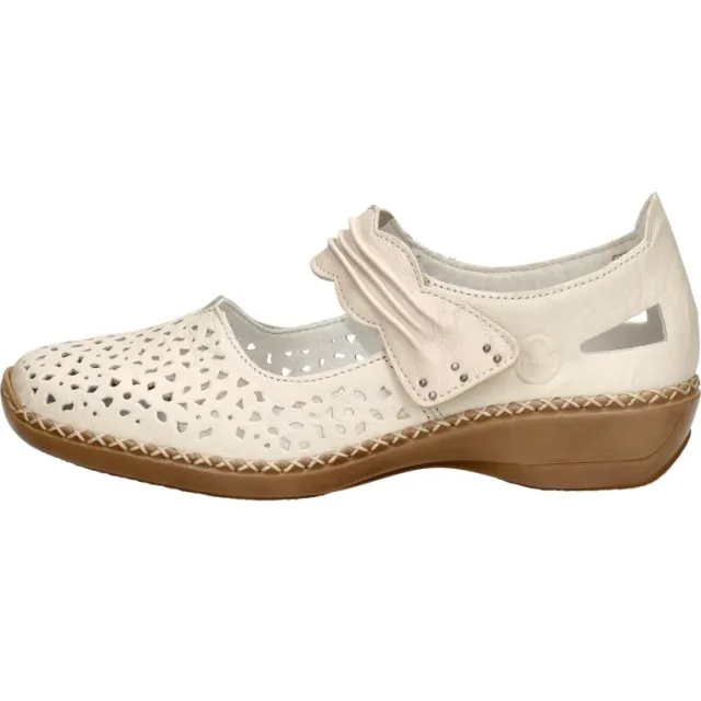 Rieker ballerina's gebroken wit, foto 2