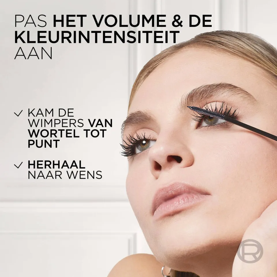 L'oréal Telescopic mascara waterproof zwart, foto 6