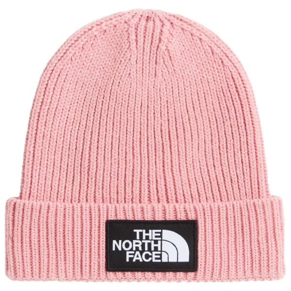 The North Face Kid's TNF Logo Box Cuffed Beanie - Muts maat One Size, roze