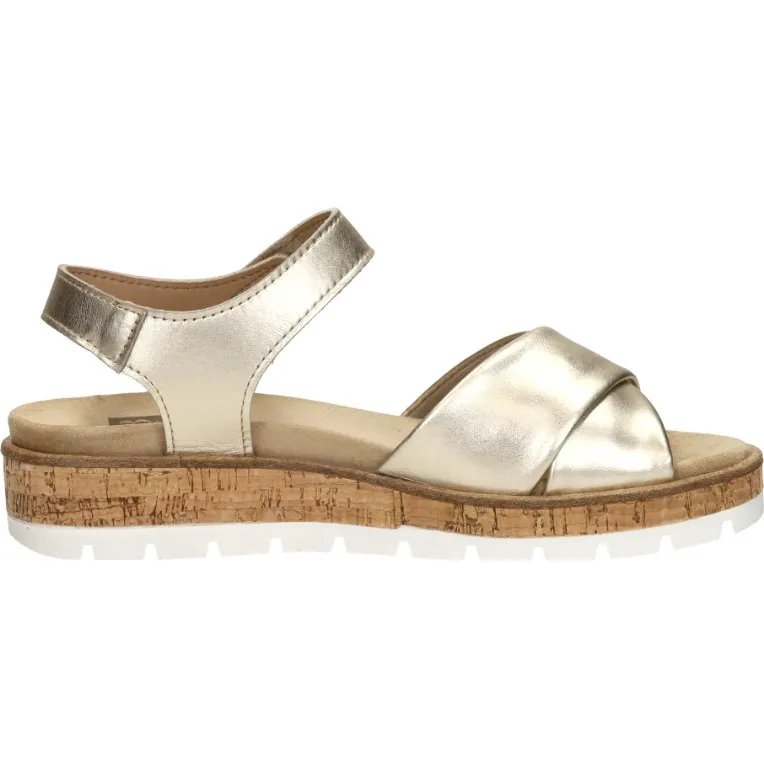 Sub55 Comfort Collection Mia 01 sandaal goud Goudkleur