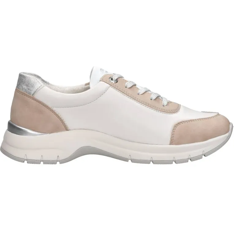 Remonte lage sneaker wit