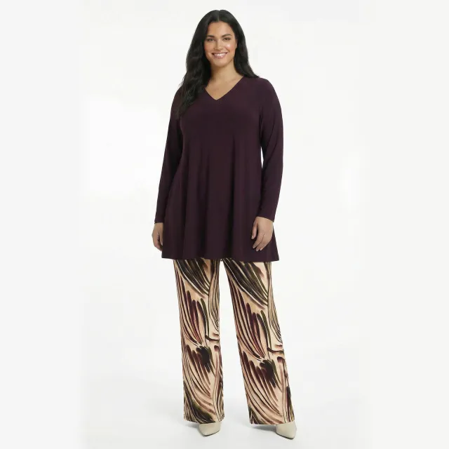 Yoek LO broek met print multi