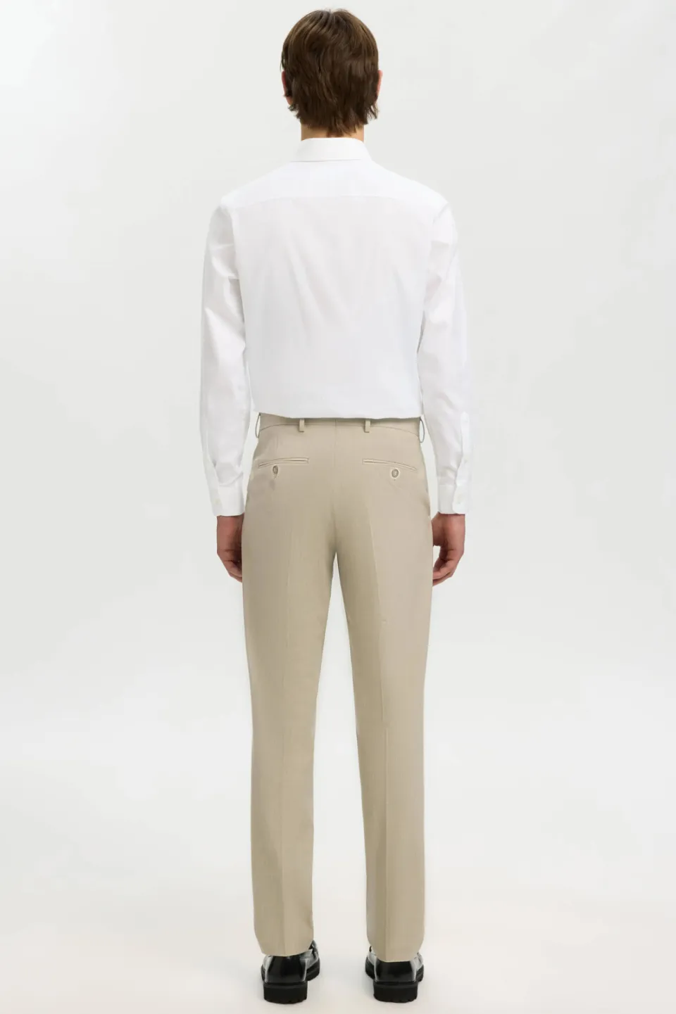 Selected slim fit overhemd SLHETHAN wit, foto 4