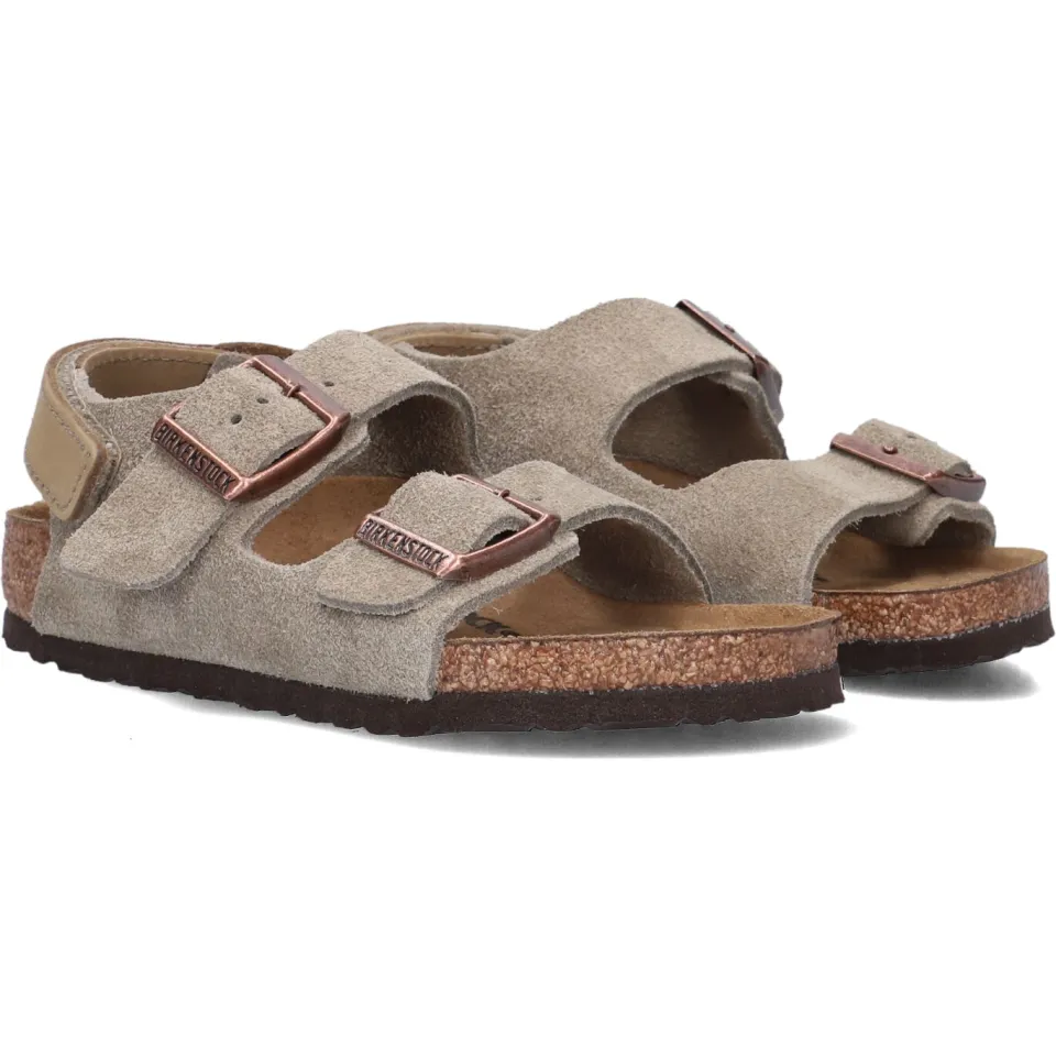 Birkenstock Milano sandalen taupe, foto 3
