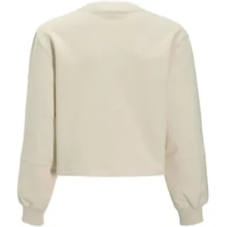 Calvin Klein sweater lichtgrijs Meisjes Stretchkatoen Ronde hals Effen, foto 2