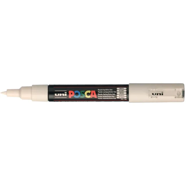 Posca marker met conische punt schrijfdikte extra-fijn wit