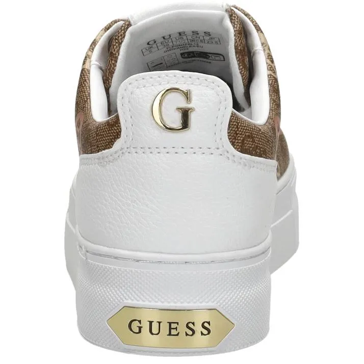 Guess Gianele 4 lage sneakers beige, foto 4