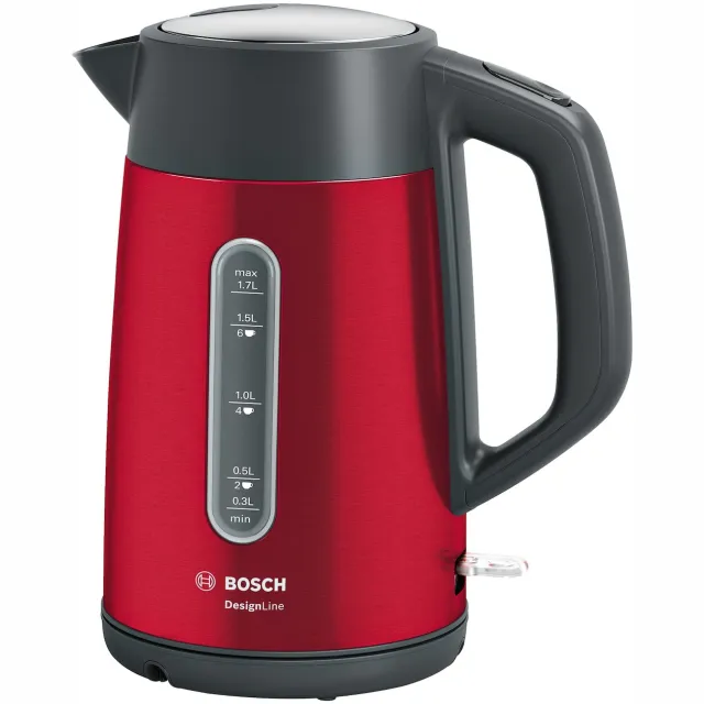 Bosch TWK4P434 waterkoker rood rood-zwart