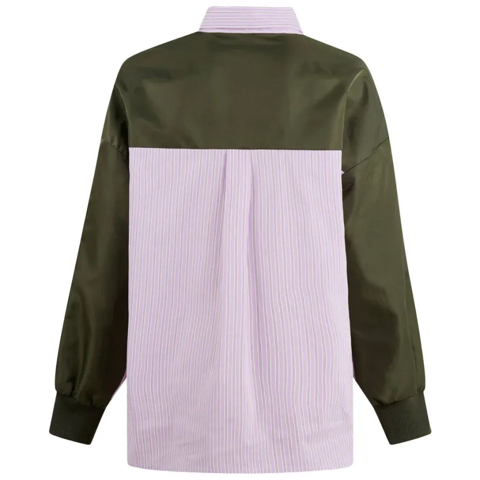 Shoeby blouse lichtroze lichtroze/wit/groen, foto 3