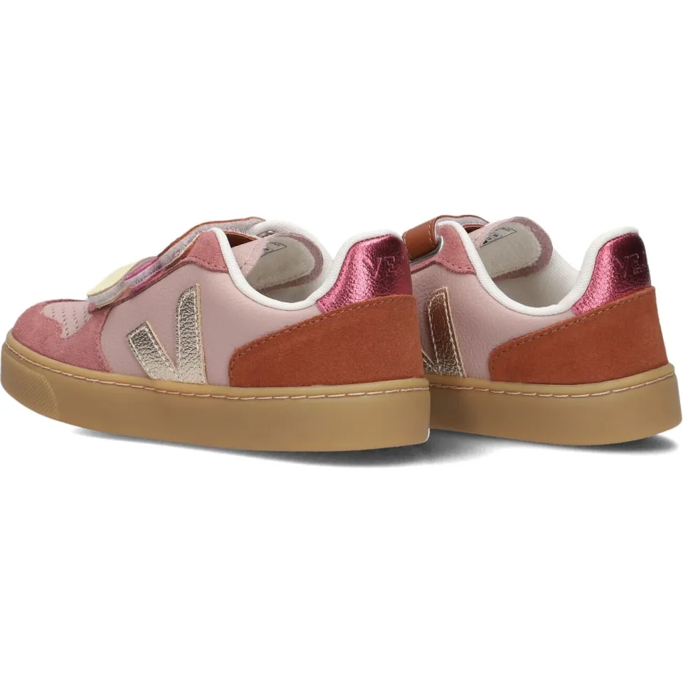 Veja Small V-10 sneakers lichtroze lichtroze/ecru, foto 4