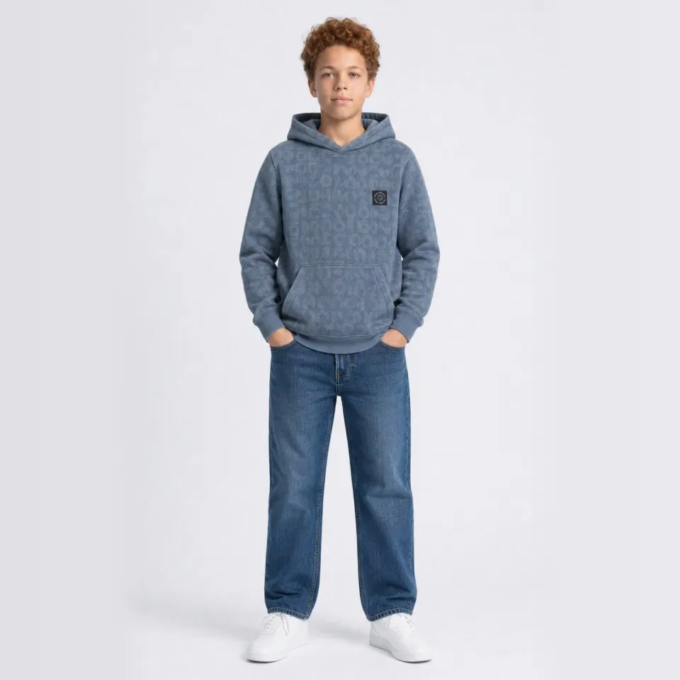 Petrol Industries hoodie met logo - blauw, foto 4