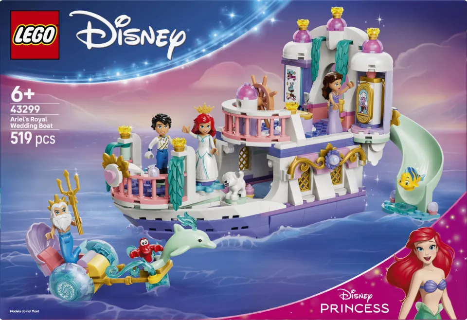 Lego Disney Princess Ariëls koninklijke trouwboot 43299, foto 7
