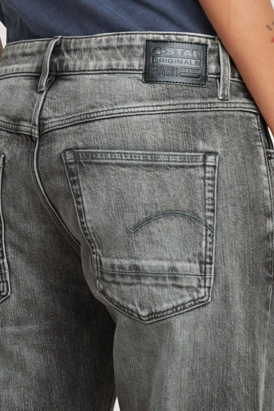 G-Star regular boyfriend jeans grey denim, foto 5
