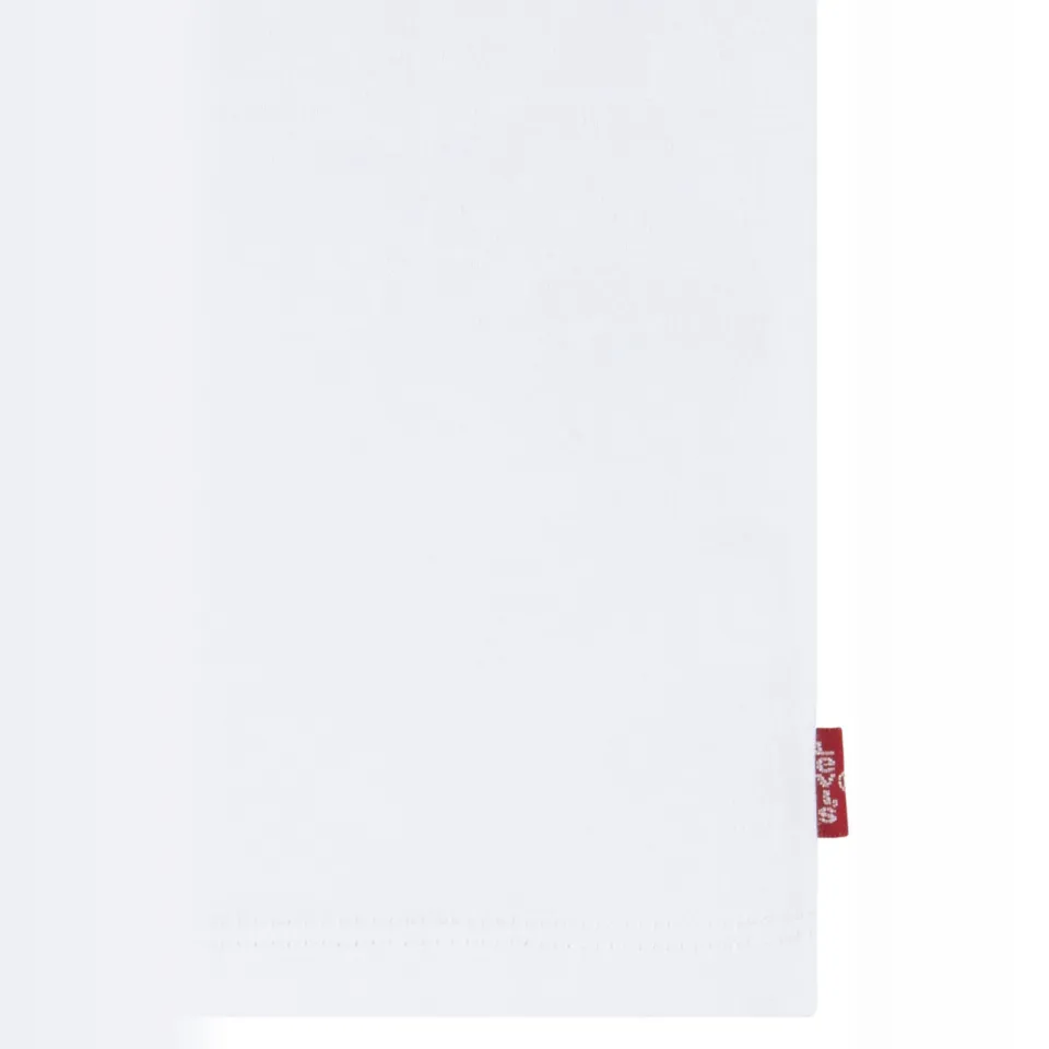 Levi's T-shirt Batwing met logo wit/rood, foto 4