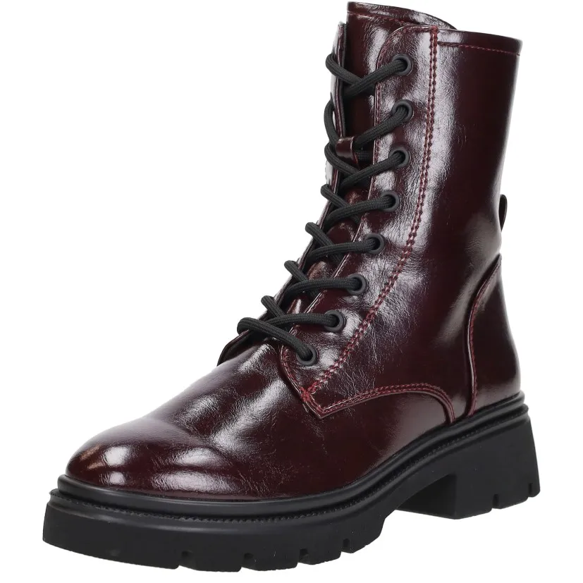Sub55 Veterschoenen Hoog bordeaux, foto 3