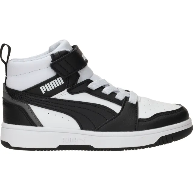 Puma Rebound V6 Mid hoge sneakers wit zwart