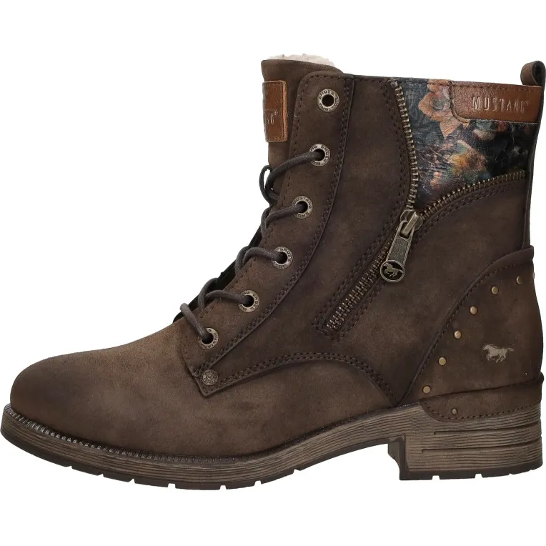 Mustang veterboots donkerbruin, foto 2
