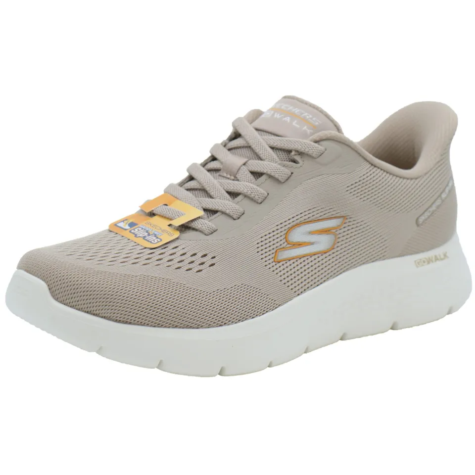 Skechers Go Walk Flex lage sneakers beige, foto 3