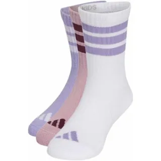 Adidas Kid's 3-Stripes Concept Crew 3-Pack sokken wit, foto 2