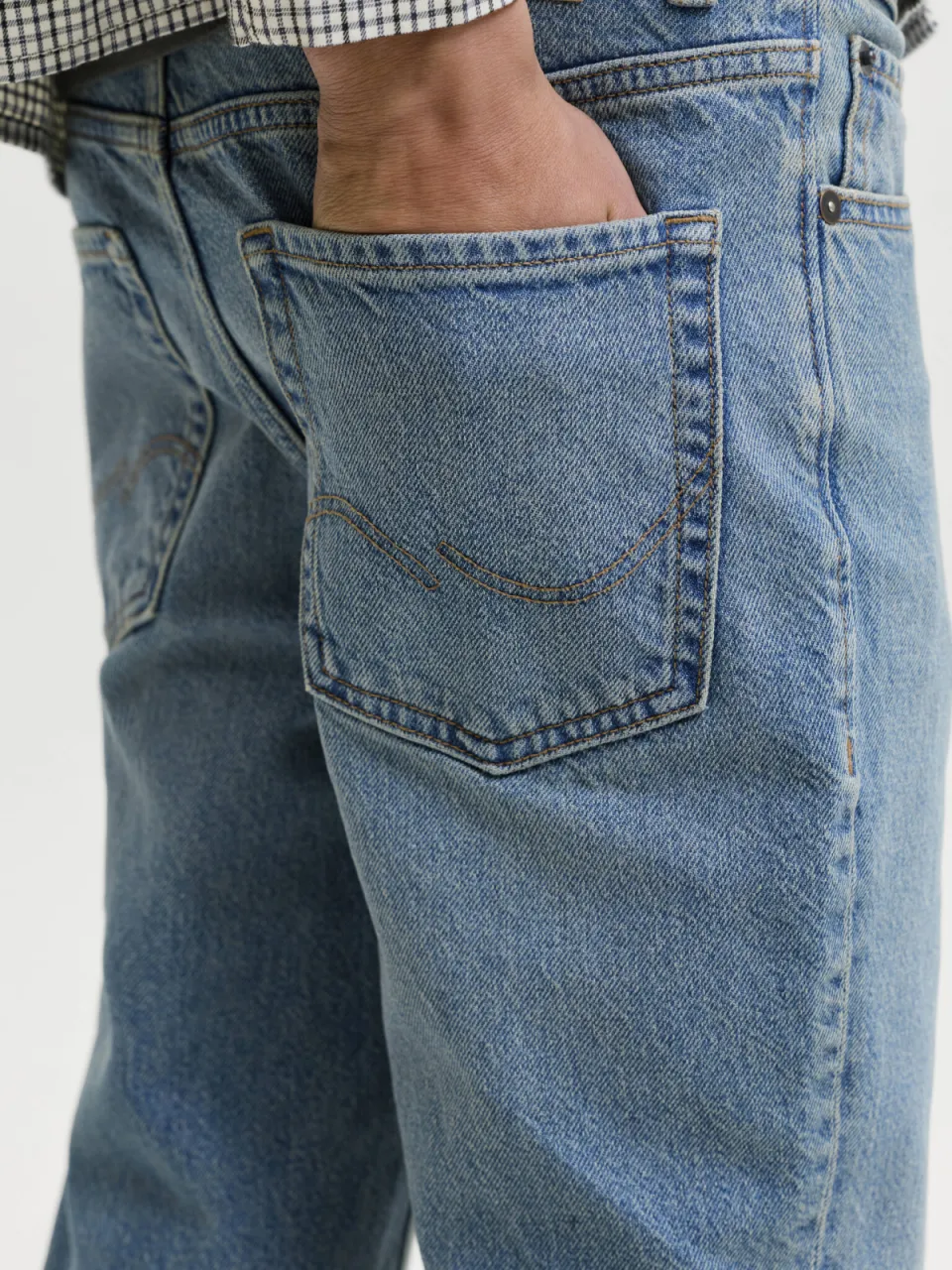 Jack & Jones JUNIOR straight leg regular fit jeans - medium blue denim, foto 6