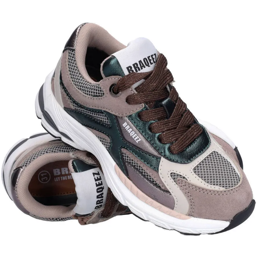 Braqeez suède sneakers - grijs, foto 4