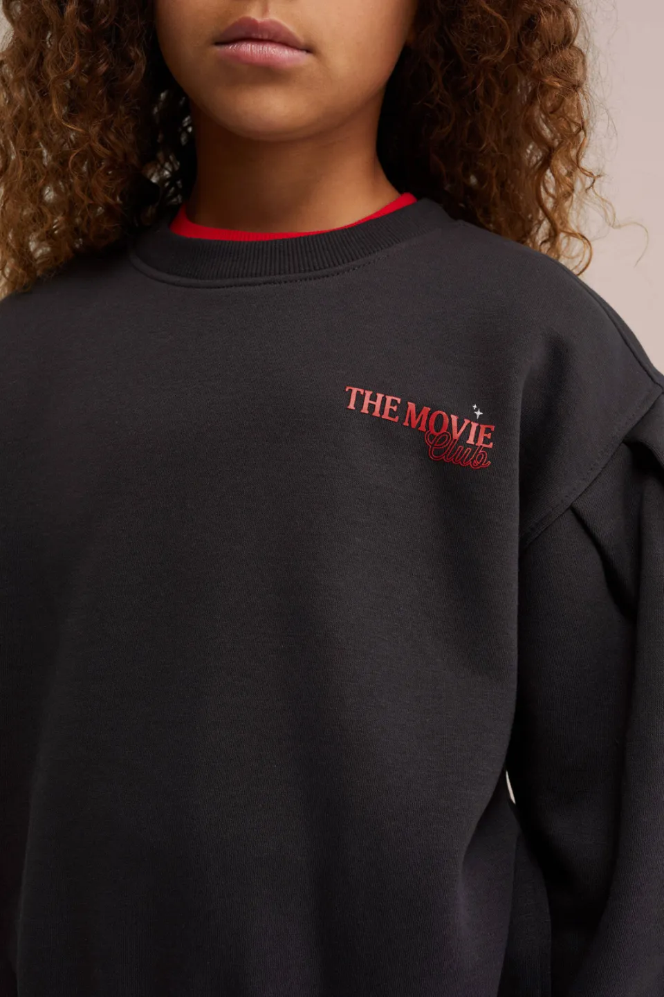 WE Fashion sweater met backprint - zwart/rood, foto 5