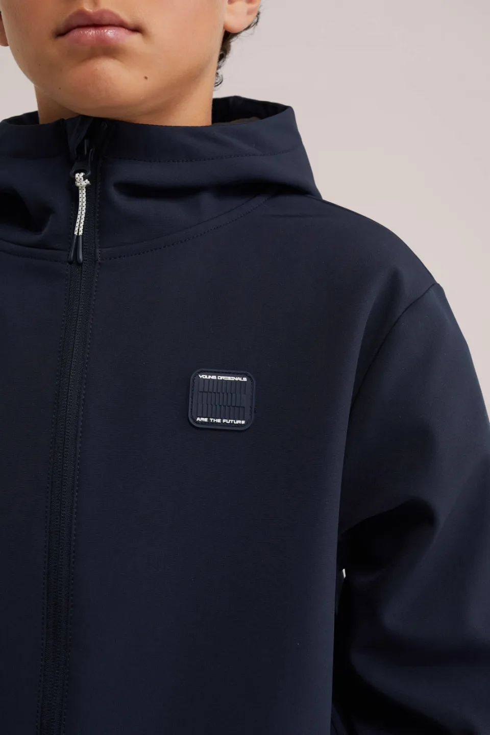WE Fashion softshell jas donkerblauw, foto 5
