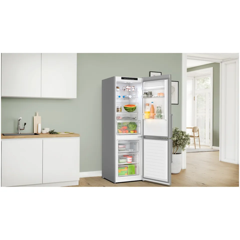 Bosch KGN36VICT Koel-vriescombinatie Zilver, foto 3