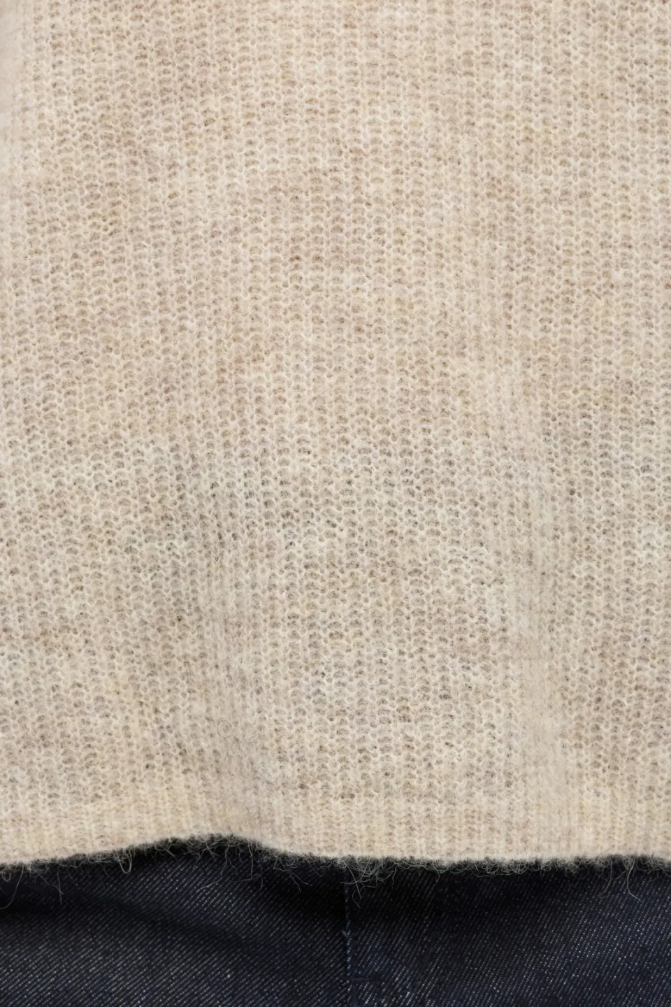Object gebreide trui met wol - beige, foto 4