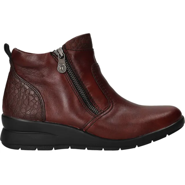 Rieker 298963 enkellaarsje bordeaux