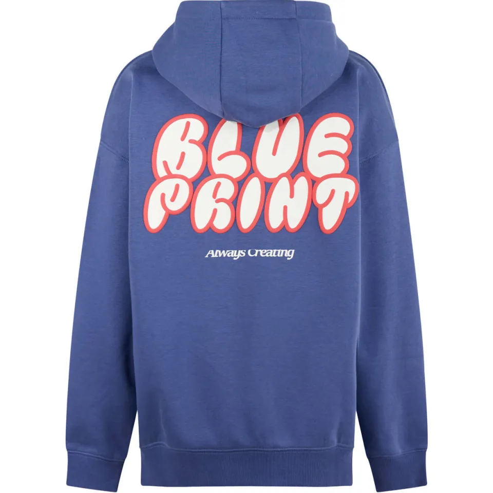 Shoeby sweater met backprint - blauw, foto 4