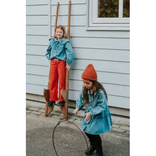 Koko Noko denim blouse lichtblauw, foto 5
