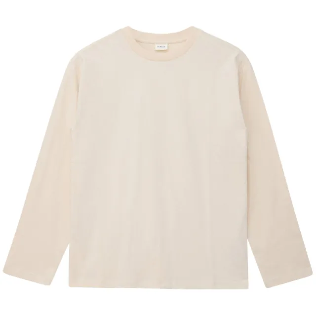 S.Oliver longsleeve met backprint beige, foto 2
