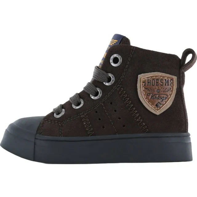 Shoesme suède sneakers - donkerbruin, foto 2