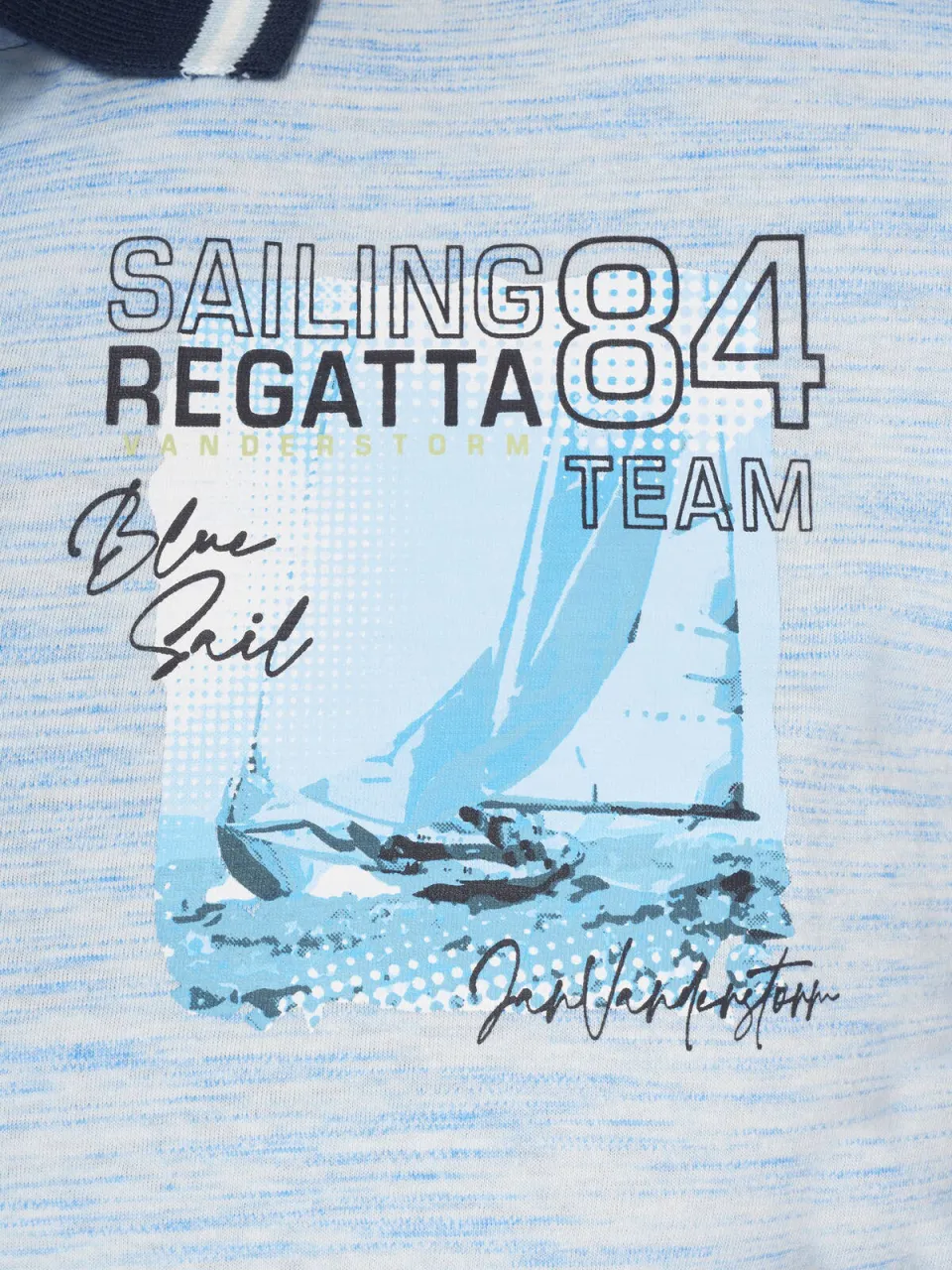 Jan Vanderstorm +FIT Collectie regular polo GILGI wit, foto 6