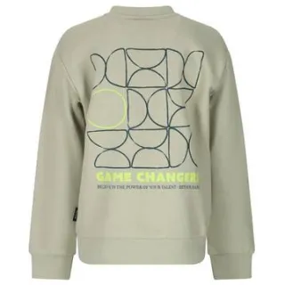 Retour Jeans sweater met backprint - lichtgroen, foto 3