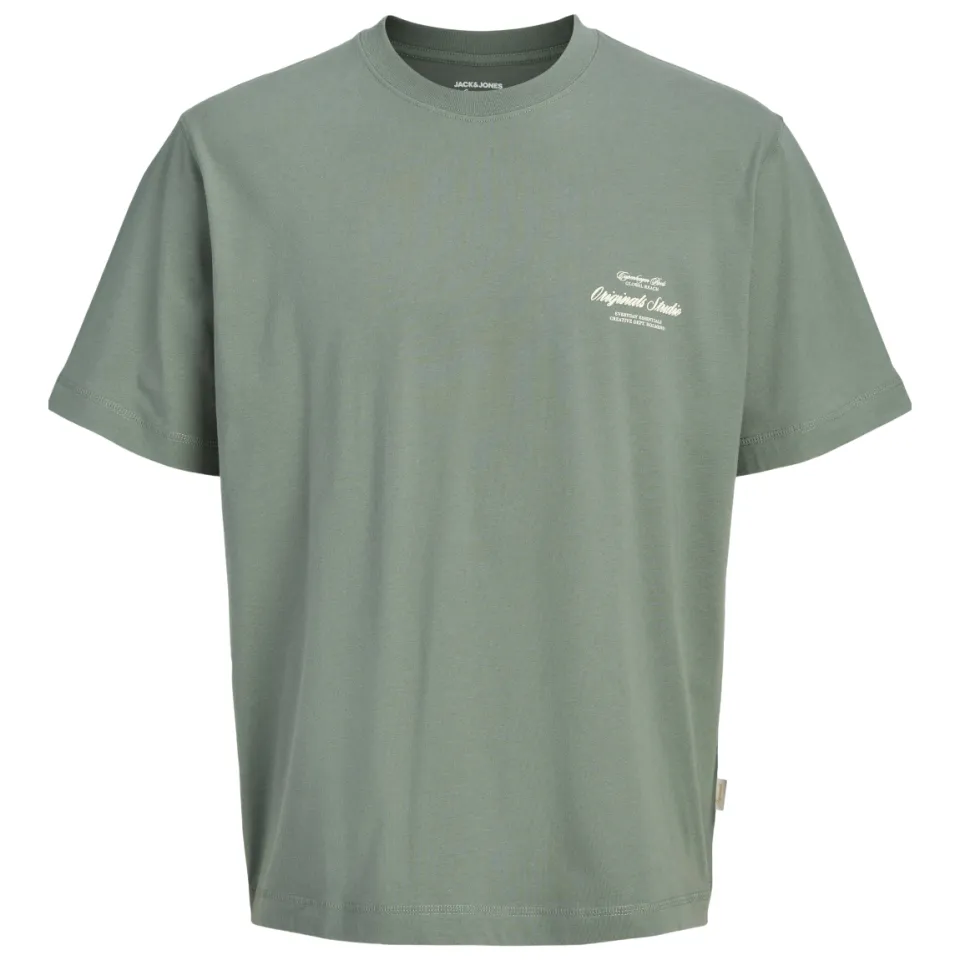 Jack & Jones JORNORREBRO t-shirt met backprint groen, foto 3