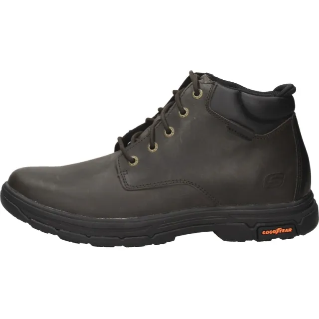 Skechers Relaxed Fit Segment 2.0 Brogden veterlaarzen donkerbruin, foto 2