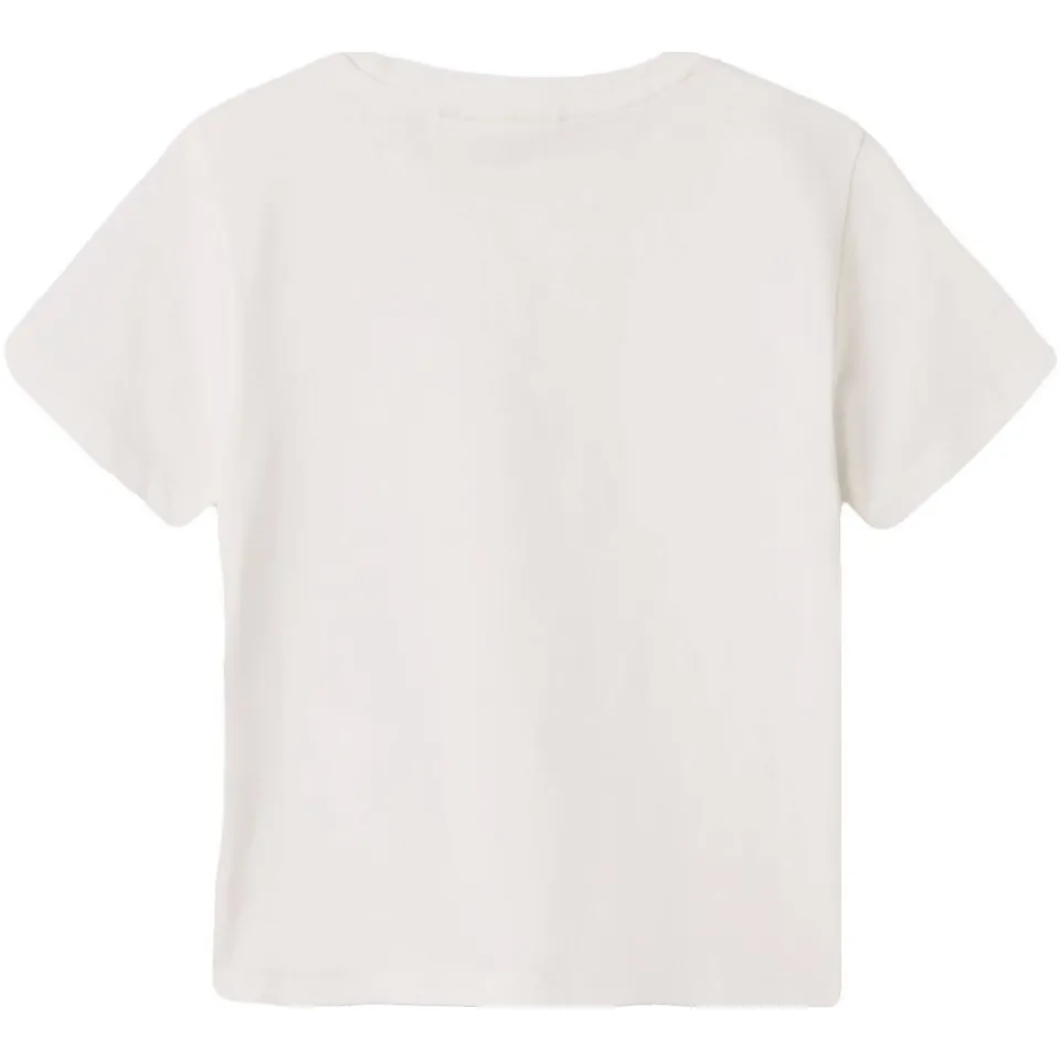 Lil' Atelier Mini T-shirt wit, foto 4