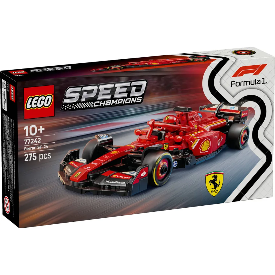 Lego Speed Champions Ferrari SF-24 F1® racewagen 77242, foto 3