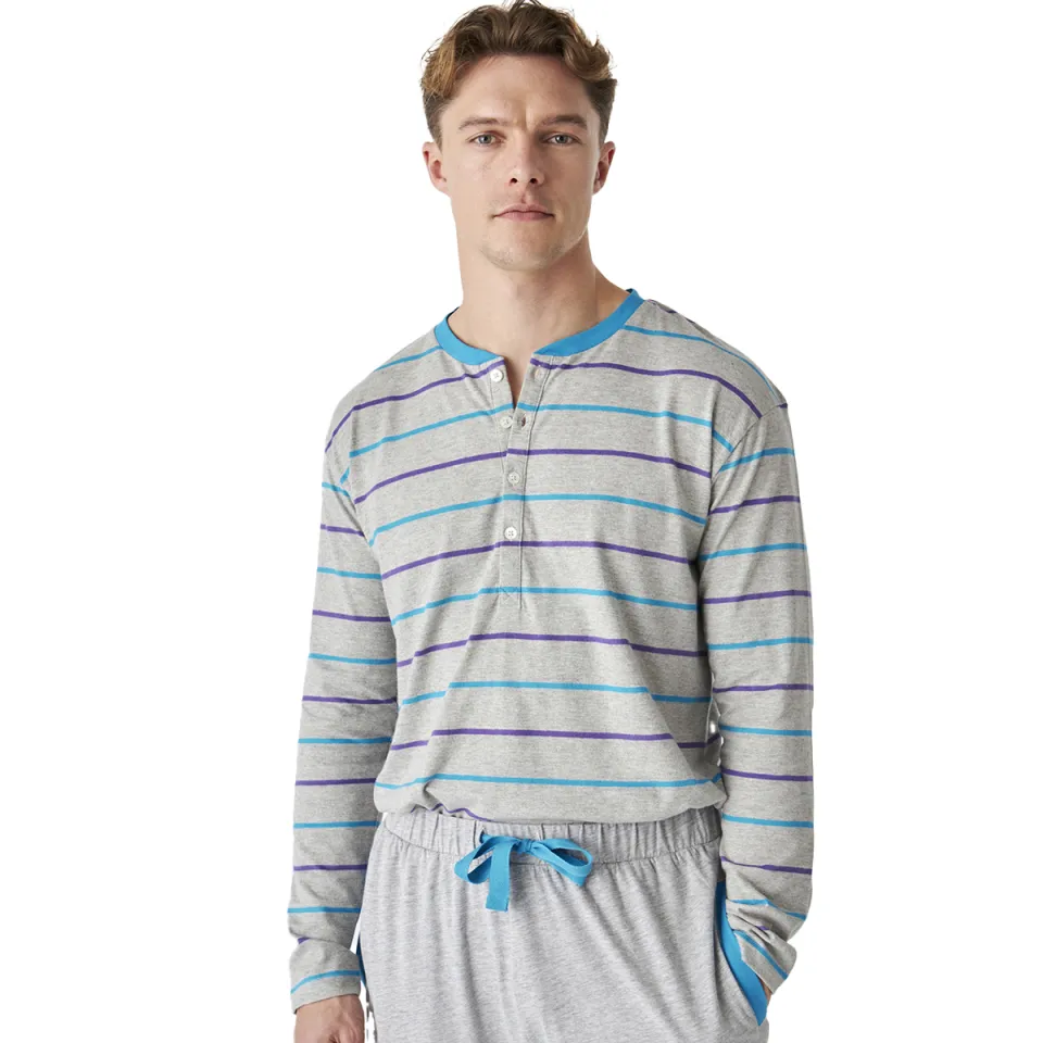 J&J Brothers JJBEP5500 pyjamaset grijs, foto 2