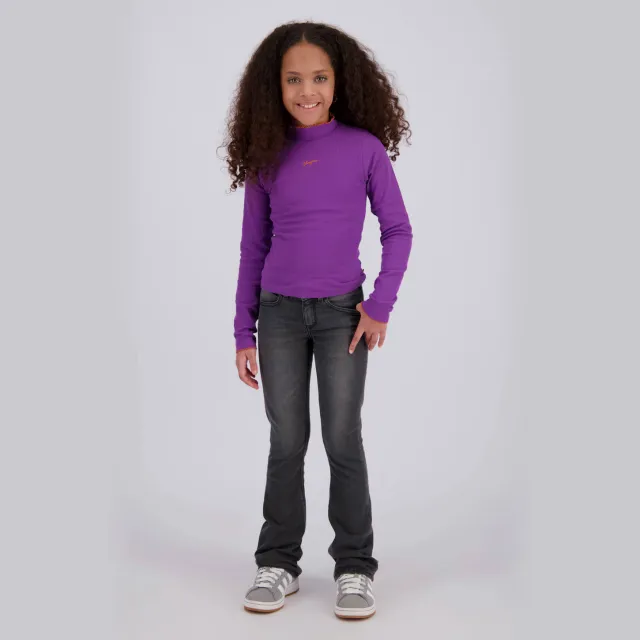 Vingino Britte flared jeans - grijs Dark Grey Vintage